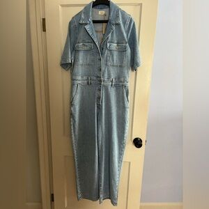 Faherty Blue Denim Apparel Jump Suit